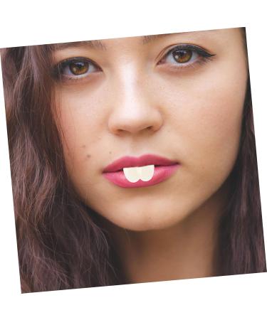 Rabbit Buck Teeth 2pcs decor bunny figurine halloween bunny rabbit buck prop Rabbit Tooth rabbit teeth apparel Teeth Bulk - Buy Online on GoSupps.com