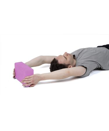 Mind Reader Yoga Block Set - High Density EVA Foam Blocks for Yoga, Pilates & Meditation - Non-Slip Surface - Pink (Set of 2) - Buy Online on GoSupps.com