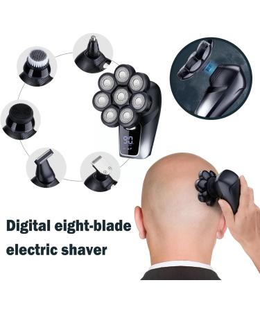 Best 8D Head Shavers for Bald Men | Waterproof Electric Shaving Set with Nose Hair Trimmer - Buy Online on GoSupps.com