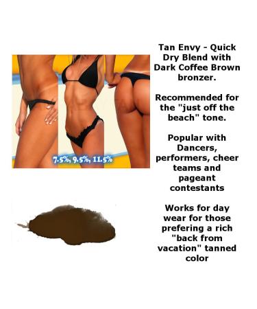 Tan Envy European Blend 9.5% DHA Sunless Airbrush Spray Tanning Solution 64oz - Buy Online on GoSupps.com