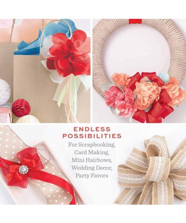 Large Bowdabra Bow Maker Kit with 100yd Silver Bow Wire - Perfect for Ribbon Gift Bows, Swags, Decorations, Hair Bows, and more! - Buy Online on GoSupps.com