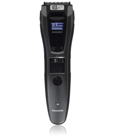 Panasonic Hair and Beard Trimmer Men's with 39 Adjustable Trim Settings and Two Comb Attachments for Beard and Hair Corded or Cordless Operation ER-GB60-K