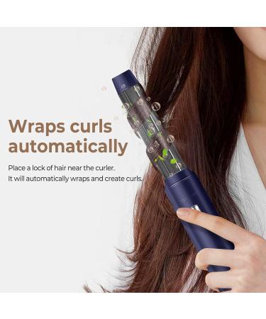 6-in-1 Hair Dryer Brush & Curling Wand | Ionic Oval Hot Air Brush & Hair Straightener | Blue Hair Styling Tools - Buy Online on GoSupps.com