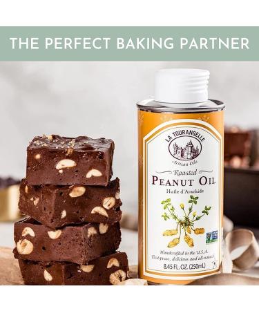 La Tourangelle  Roasted Peanut Oil  Perfect for Deep Frying  High Heat Cooking  Adding to Noodles  Stir-Fries  Vinaigrettes  and Marinades  8.45 fl oz Roasted Peanut Oil 8.45 Fl Oz (Pack of 1) - Buy Online on GoSupps.com