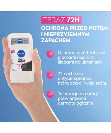  NIVEA NIVEA Antiperspirant Pen Black and White Transparent 50 ml - Buy Online on GoSupps.com