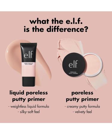 e.l.f. Hydrating Liquid Poreless Putty Primer - Longwear Makeup Grip | Vegan & Cruelty-free - Buy Online on GoSupps.com