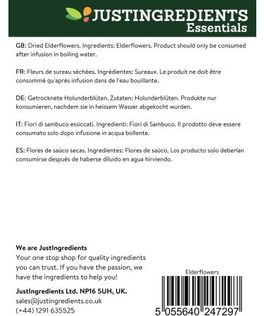 JustIngredients Essential Elderberry 1 kg - Buy Online on GoSupps.com