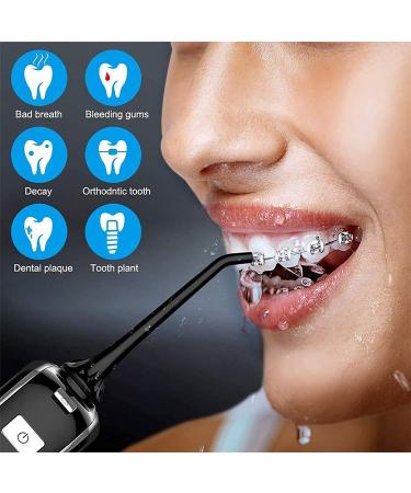GeRRiT Water Flosser Cordless Teeth Cleaner Oral Irrigator Dental Power Dental Flosser IPX7 Waterproof Teeth Cleaner with 3 Mode and Detachable Water Tank for Travel - Buy Online on GoSupps.com