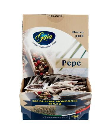 Gaia pepe nero confezione da 500 bustine 0.2 grammi ciascuna (1000043327)