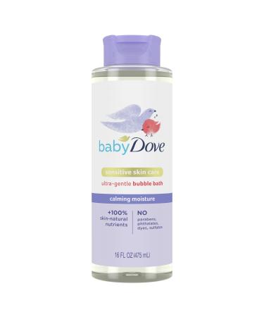 Baby Dove Bubble Bath Calming Moisture for nourished Skin and More restful Sleep Sensitive Skin Care with Skin-Natural nutrients 16 oz