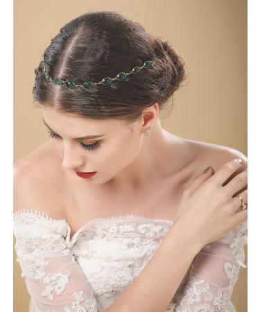 Yean Head Chain Hair Accessories | Bohemian Style for Women & Girls | Green - Buy Online on GoSupps.com
