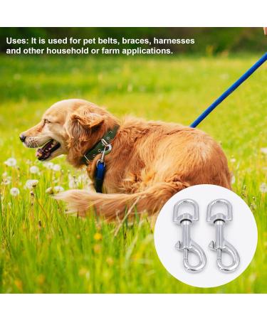 Swivel Snap Hooks Heavy Duty Dog Lead Clip Clasp 360 Swivel Joints Trigger Clips Heavy Duty Trigger Clips Zinc Alloy Lobster Claw Clasps for Dog Leashes Camping Keyring (3 Pcs) - Buy Online on GoSupps.com