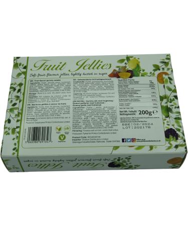 Vegan Sweets - Pimlico Fruit Jellies Gift Box 200g - Bundle of 2 - Buy Online on GoSupps.com