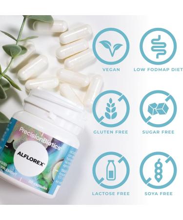 Alflorex Plus Calcium Probiotics - Bifidobacterium Longum 35624 Strain - 30 Capsules, No Refrigeration Needed - Buy Online on GoSupps.com