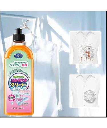 425ml Concentrated Oxygen Laundry Detergent Concentrated Liquid Laundry Detergent Oil Stain Removal Cleaning Agent Foam Solution - Buy Online on GoSupps.com