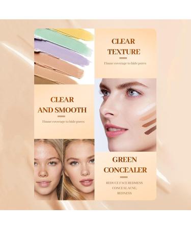  GjnjfdF Concealer palette hide blending palette - 18-color face concealer cream | Waterproof beauty palette to conceal dark circles for complexion - Buy Online on GoSupps.com
