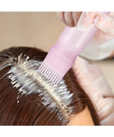 Lurrose Root Comb Applicator Bottle 4 Pack 6 Ounce - Hair Dye Brush with Graduated Scale - Buy Online on GoSupps.com