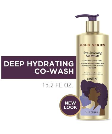 Pantene Gold Series Sulfate-Free Co-Wash with Argan Oil for Curly Hair 15.2 fl oz - Buy Online on GoSupps.com