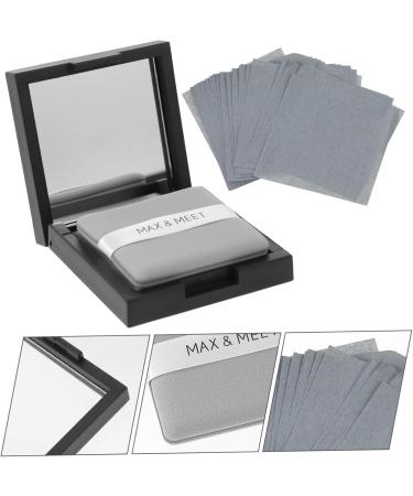 POPETPOP 1 Set Sheets Mirrors Powder Puff Oil-Absorbing Papers Blotting Paper Facial Oil Absorbing Paper Oil Control Facial Tissue Absorbing Tool Face Oil Men and Women Glass - Buy Online on GoSupps.com