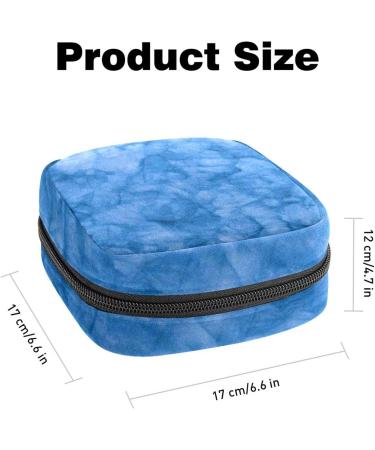 GIAPB Period Bag Sanitary Napkin Storage Bag Period Pouch Travel Makeup Bag Blue Natural Quartz Color1987 - Buy Online on GoSupps.com