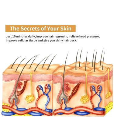 Qwaszx Hair Care Instrument - USB Electric Growth Comb for Anti-Hair Loss Scalp Health & Hair Thickening - Buy Online on GoSupps.com