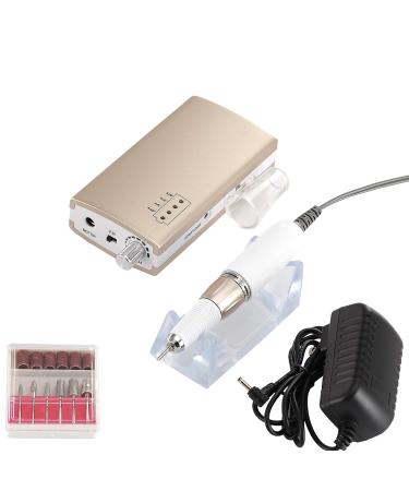 Miss Sweet Portable Rechargeable Electric Nail Drill Machine for Acrylic - Sweet Gold - Buy Online on GoSupps.com