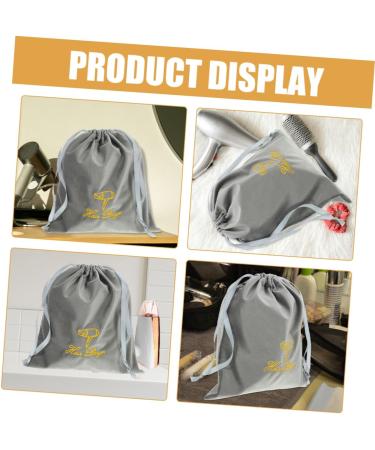 Healeved 2pcs Hair Dryer Storage Bag Hair Dryer Drawstring Bags Blow Dryer Pouch Storage Bag for Hair Dryer Blow Dryer Bag Travel Hair Dryer Bag Drawstring Storage Bag Hair Dryer Travel Bag 35.00X30.00X0.50CM Grey - Buy Online on GoSupps.com