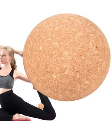 Shop Cork Massage Ball - Portable Fitness & Yoga Cork Ball for Muscle Relief | 6cm Deep Tissue Fascia Roller - Buy Online on GoSupps.com