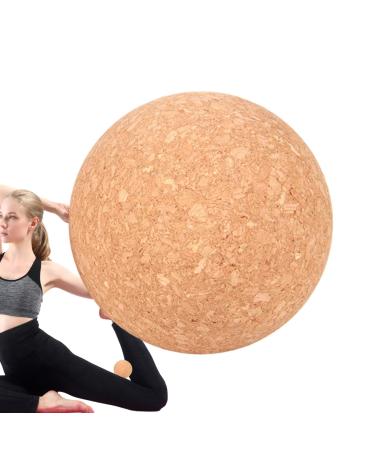 Generically foot massager ball cork balls for massage trigger point Thera-Py Ball Pilates ball yoga ball roller ball cork body massage ball for muscle relief self-myofascial relaxation diameter: 6 cm