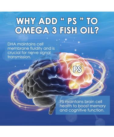 NATURE TARGET Omega 3 Fish Oil 1600mg High-Purity Omega 3 EPA DHA with PS & CoQ10 Fish Oil Supplements for Heart Health Brain Function & Memory Advanced Absorption Non-GMO 120 Softgels 120 Count (Pack of 1) - Buy Online on GoSupps.com