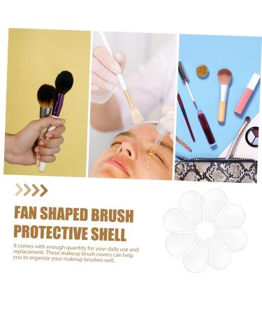 10pcs Makeup Brush Set with Covers - Lipstick Brush Guard & Portable Cosmetic Cases for Travel | Healeved - Buy Online on GoSupps.com