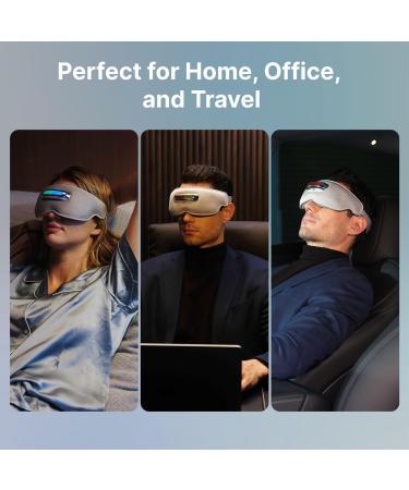 Sleepris Eye Massager with Heat & Vibration | Lightweight Heated Sleep Mask for Travel | Deep Sleep & Relaxation | Perfect Birthday Gift for Men & Women - Buy Online on GoSupps.com