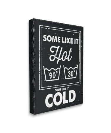 Stupell Industries Some Like It Hot Phrase Family Laundry Humor Designed by Jennifer Pugh Canvas Wall Art 36 x 48 White