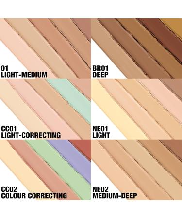 FOCALLURE GoldenAge 5-in-1 Concealer Palette - Multi-Use Color Correcting & Contour for Dark Circles | International Shipping Available - Buy Online on GoSupps.com