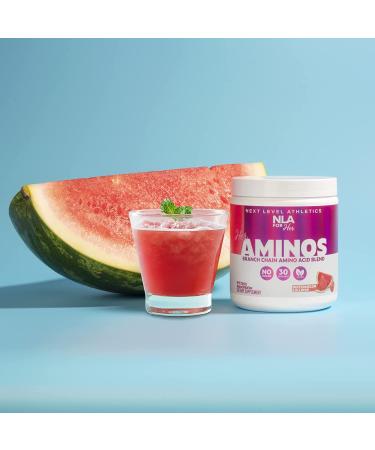 NLA for Her Her Aminos BCAA Amino Acid Blend - Watermelon 254g | Endurance, Lean Muscle, Hydration, Recovery - Buy Online on GoSupps.com