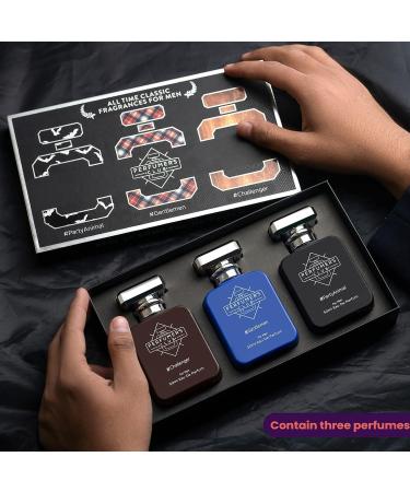perfumes All Time Classic Fragrances For Men Gift Set Of 3 (Party Animal + Gentleman + Challanger) Upto 24 Hrs Lasting (Eau De Parfum) Best Gift For Valentine - Buy Online on GoSupps.com