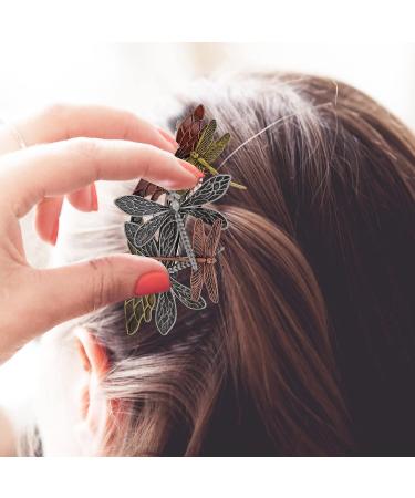 Beaupretty Vintage Dragonfly Hair Clip for Women - Metal French Barrette Hairpin Spring Clip for Girls - 9.6x4.7cm - Buy Online on GoSupps.com