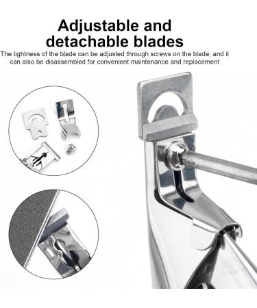 Fingernail Cut Scissors | U Shape Scissors for Nails with Handle - Nail Cutting Scissors for Adults Men Women Nail Cleaner Nail Care for Thick and Ingrown Nails - Buy Online on GoSupps.com
