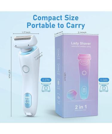 Misoce Electric Razor for Women - Cordless IPX7 Bikini Trimmer for Face, Legs, and Underarms - Buy Online on GoSupps.com