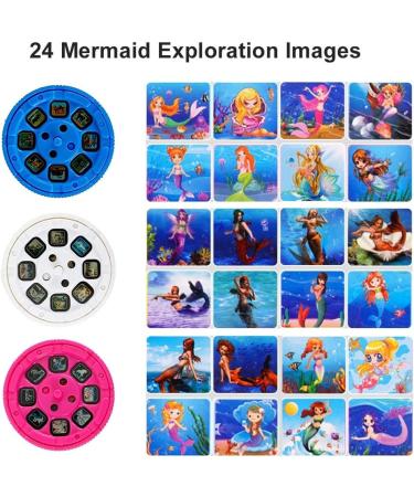Pup Go Mermaid Torch & Projector with 3 Discs - 24 Images Pink Toy for Girls | Fairy Gifts for Kids Age 3-7 | Night Light & Projector for Children (Mermaid) - Buy Online on GoSupps.com