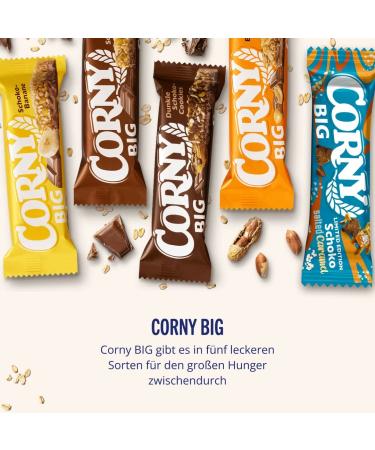Corny BIG Dark Chocolate Cereal Bars - 24 Pack (50g Each) | Irresistible Chocolate Cookies | International Shipping - Buy Online on GoSupps.com