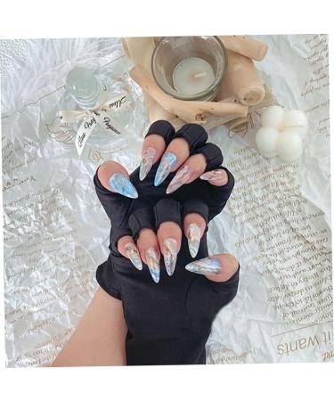 Anti-UV Gloves UV Shield Gloves UV Protection Gloves Gel Manicure Gloves Sun Cream UV Shield Protection Fingerless Gloves for Gel Nail Lamp 1 Pair Black - Buy Online on GoSupps.com