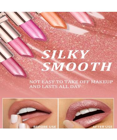  G n rique Pearlescent Lipstick | Moisturizing Glossy Lip Stick Nourishing Waterproof Long-Lasting Lip Makeup for Weddings Teens and Everyday Wear - Buy Online on GoSupps.com