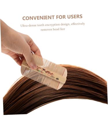 Peigne en Bois Dents Ultrafines pour D m lage et limination des Poux et Pellicules Toilettage Naturel Cheveux et Animaux Fabrication Artisanale Traditionnelle - Buy Online on GoSupps.com