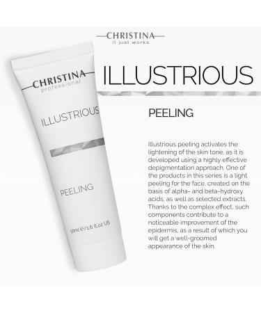 Christina Illustrious Face Peeling Gel - Gentle Exfoliation & Skin Renewal with AHA + BHA | For All Skin Types | 50ml - Buy Online on GoSupps.com