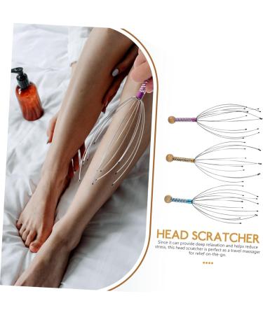 Fomiyes 3-in-1 Scalp Scratcher with Vibration Natural Wooden Hair Growth Stimulator & Shampoo for Women Relaxing Scalp Massage Tool - Buy Online on GoSupps.com