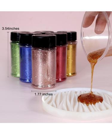 Renfio Metallic Gold Glitter Powder 80ml - Perfect for Resin Art Nail Art & DIY Decorations - Buy Online on GoSupps.com