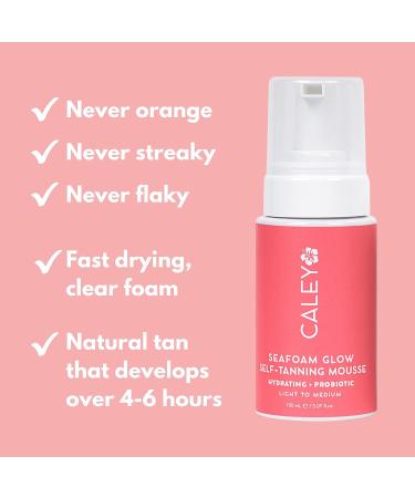 Caley Cosmetics Probiotic Self Tanning Mousse - Full Size (Light to Medium) - Buy Online on GoSupps.com