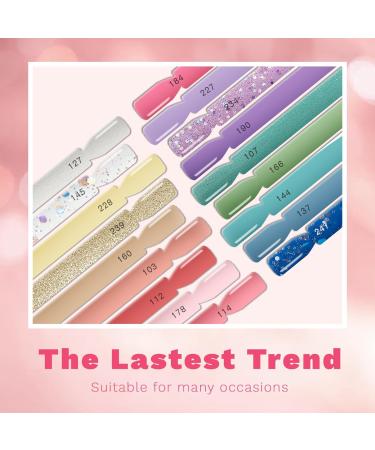VANREESA Gel Nail Kit: 18 Colours with Lamp, Starter Set with Base, Top Coat & Nail Art. Perfect Gift for Women - 33 Pieces - Buy Online on GoSupps.com