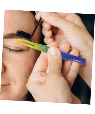 MAGICLULU Eyelash Comb Tweezers for Women Eyebrow Trimming Tool Eyebrow Clip False Eyelash Clip Scissor Tweezer Jewelry Tweezer Lash Tool Curved Tweezer Nail Stainless Steel Accessories Man - Buy Online on GoSupps.com